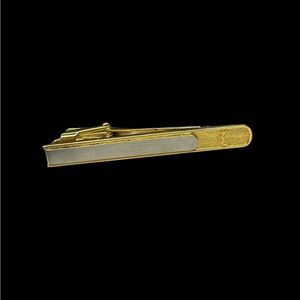 YSL Gold and Silver Tie Clip